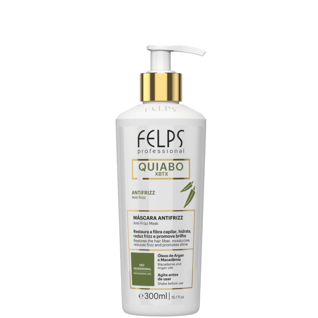 Felps Xbtx Quiabo Máscara Antifrizz 300ml