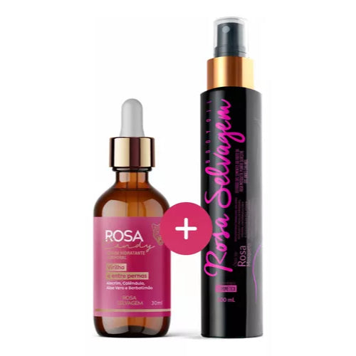 Kit Rosa Selvagem Óleo + Serum Candy