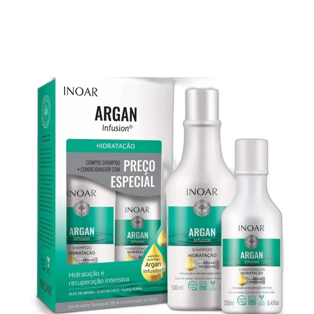 INOAR KIT ARGAN INF HIDRATACAO SH 500+COND 250 ML