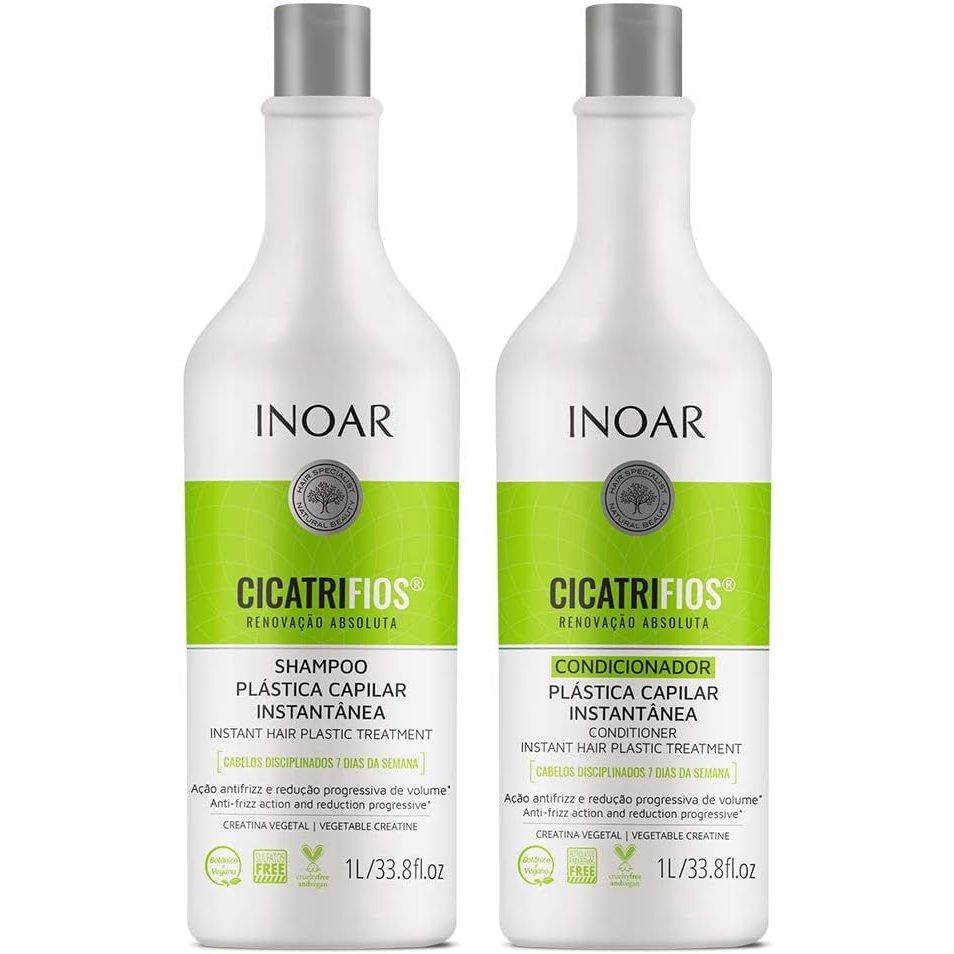 INOAR CICATRIFIOS KIT SHAMPOO + CONDICIONADOR 2X1000ML