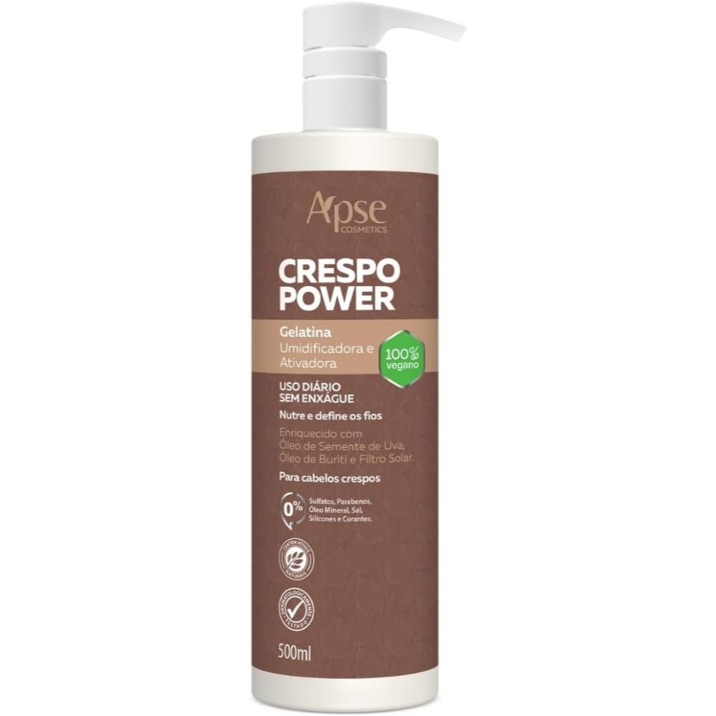 Apice Crespo Power Gelatina Ativadora Umidificadora 500ml
