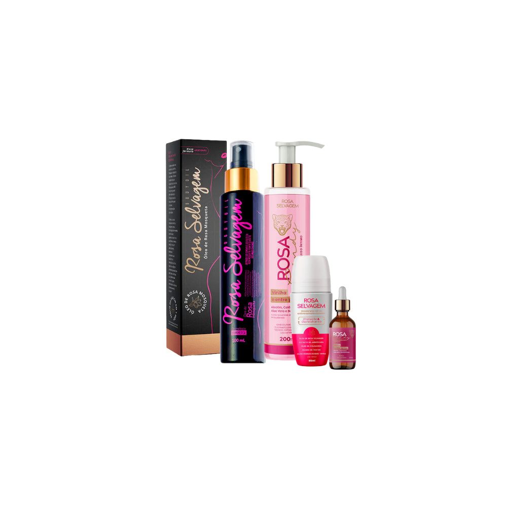 KIT ROSA CANDY CLAREAMENTO COMPLETO ROSA SELVAGEM