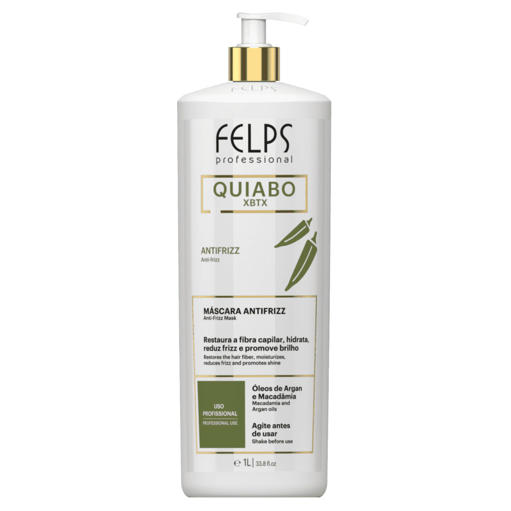 Quiabo Xbtx Máscara Antifrizz 1L