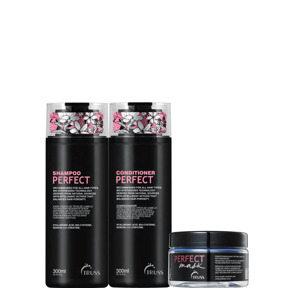 Kit Truss Perfect Shampoo 300ml + Condicionador 300ml + Máscara  180g