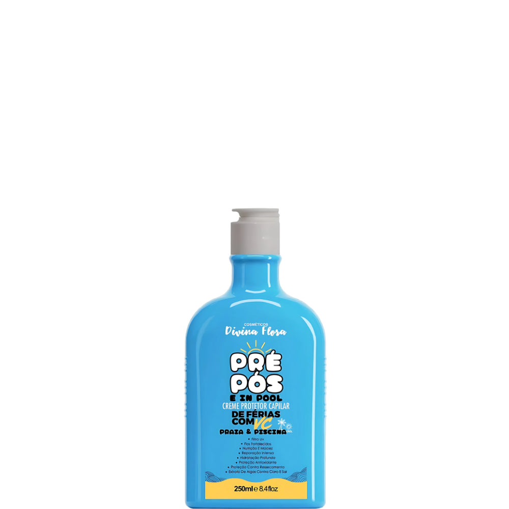 Divina Flora Creme e Protetor Térmico Pré Pós In Pool 250ml