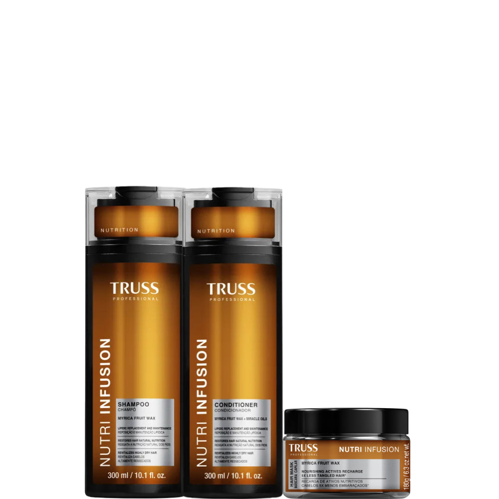 Kit Truss Nutri Infusion Shampoo+Condicionador 300ml + Máscara 180g