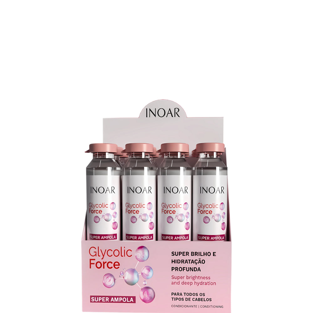 Inoar Glycolic Force Super Ampola 45ml C/ 12un
