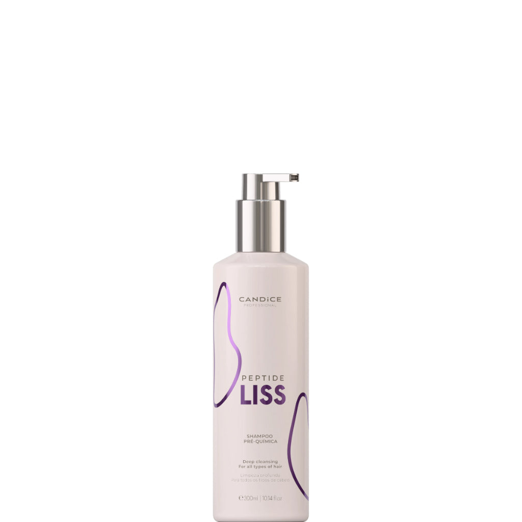 Candice Professional Peptide Liss Shampoo Pré-Química 300ml