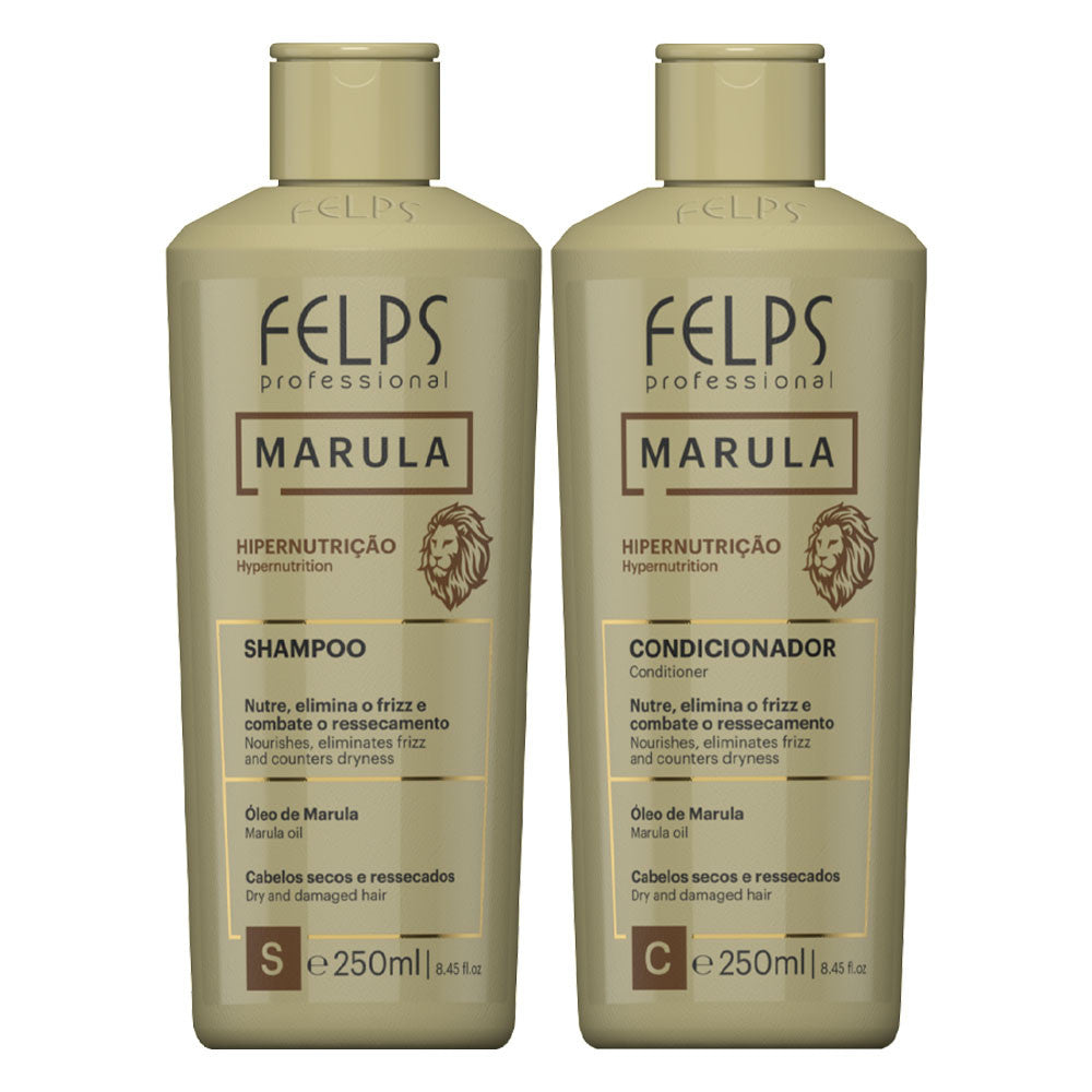 Felps Marula Hipernutrição Kit Duo Home Care 2x250ml