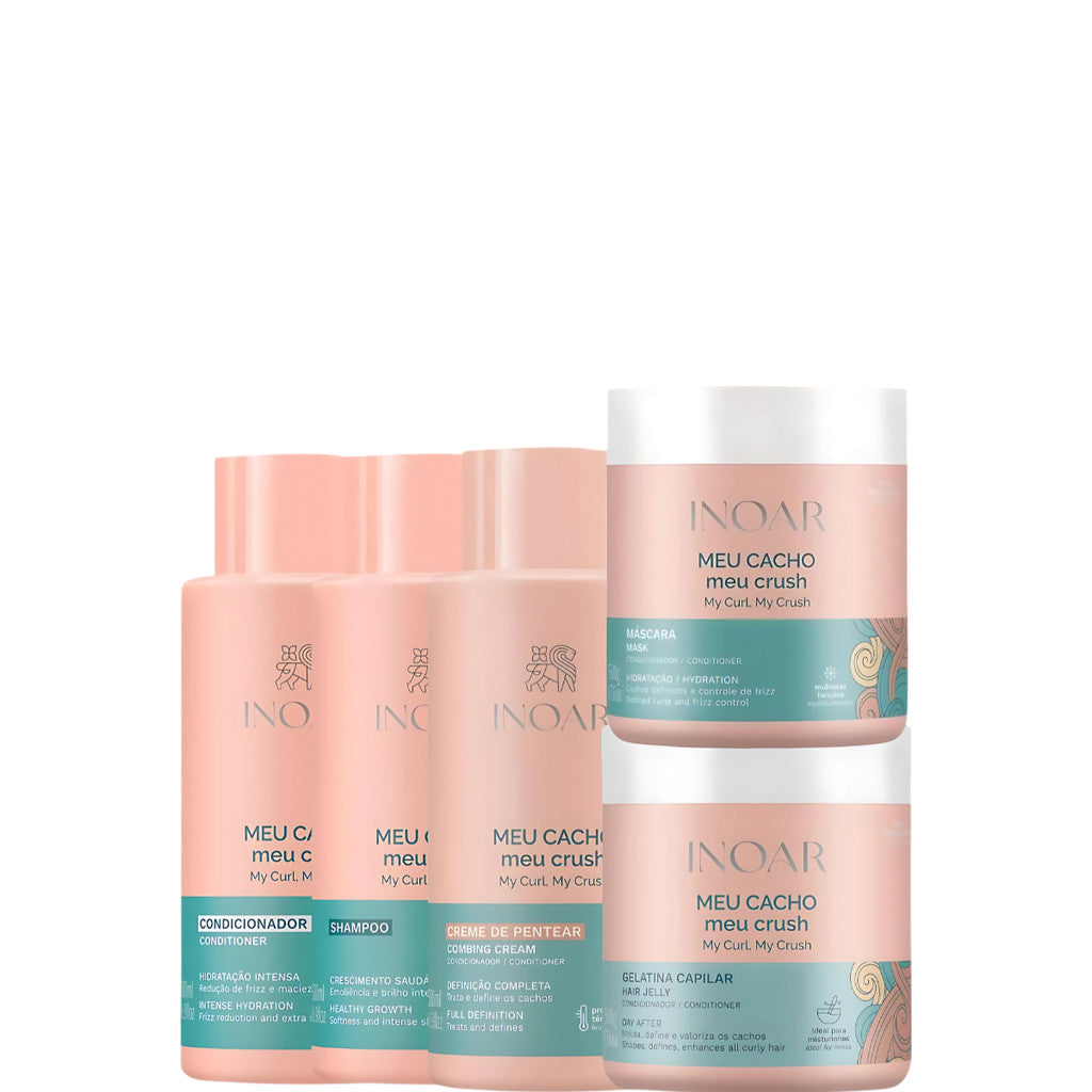 Kit Inoar Meu Cacho Meu Crush Completo (5 Produtos)