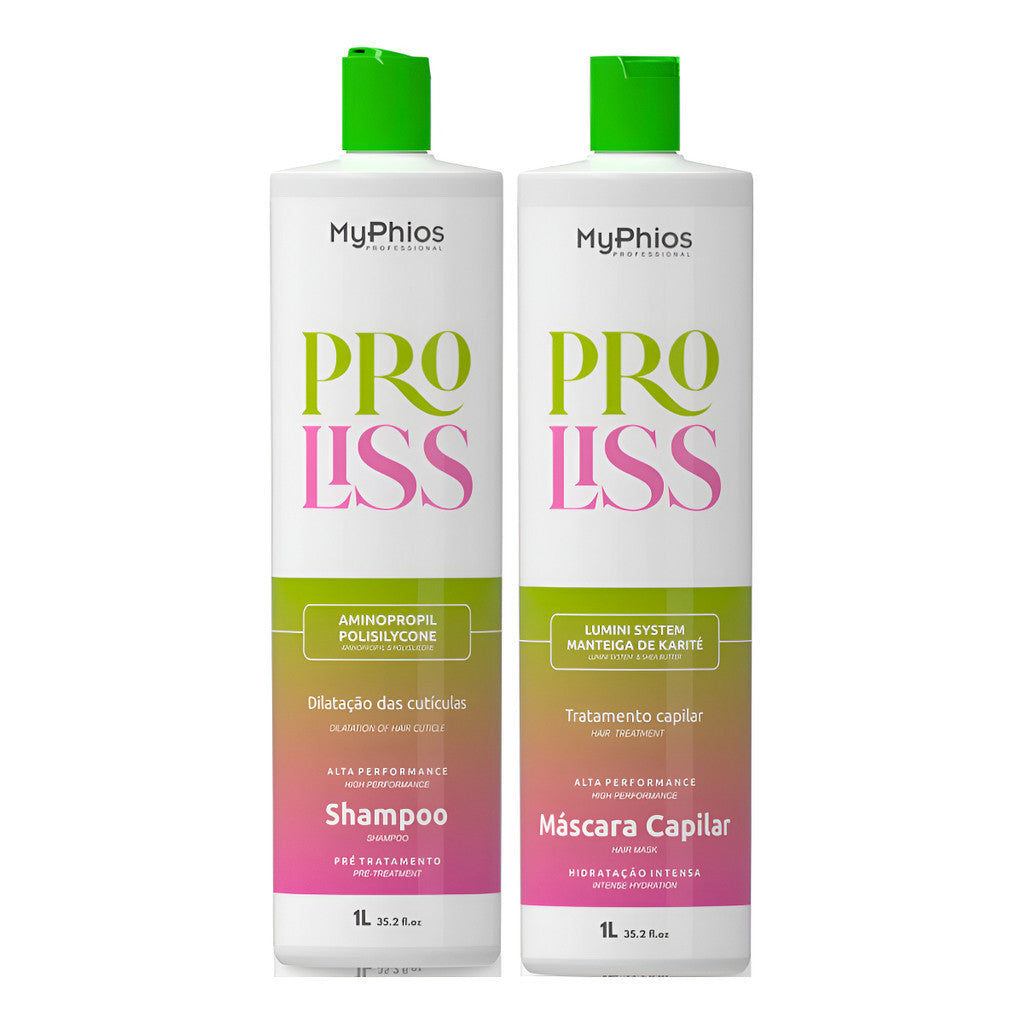 MyPhios Pro Liss Progressiva Sem Formol 2x 1l