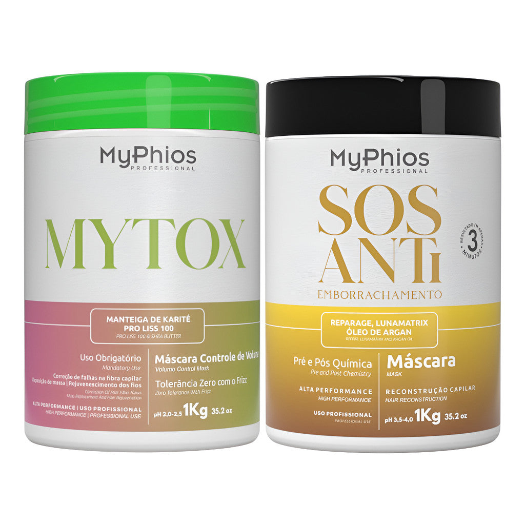 Myphios Btx Capitar Mytox 1kg + Sos 1l Antiemborrachamento