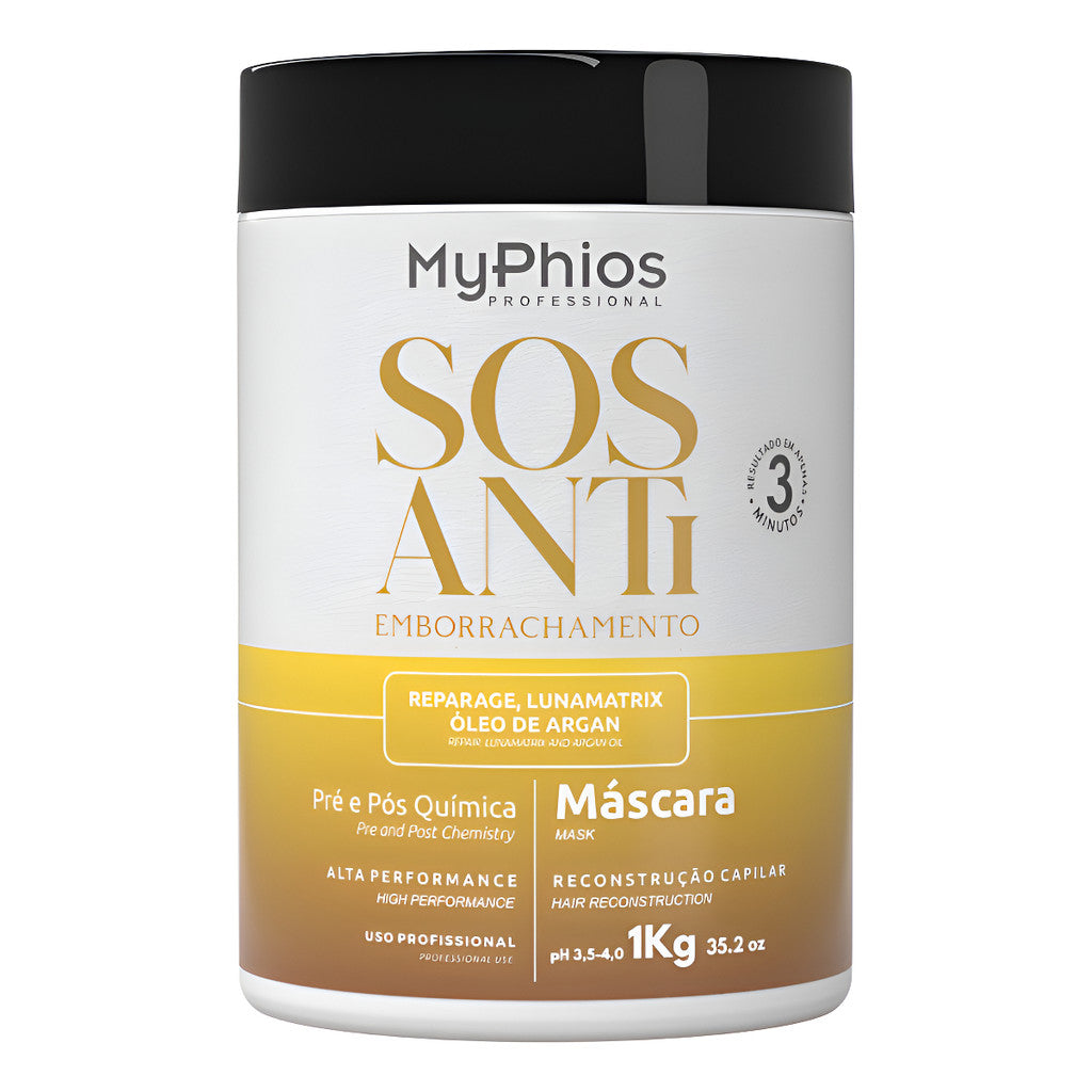 Máscara Reconstrutora Sos Antiemborrachamento 1 L Myphios