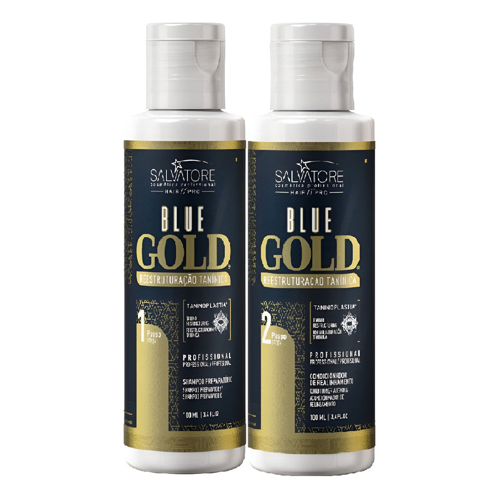 Salvatore Escova Progressiva Blue Gold 2x100ml