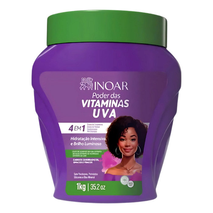Inoar Creme Poder Das Vitaminas Uva 1kg