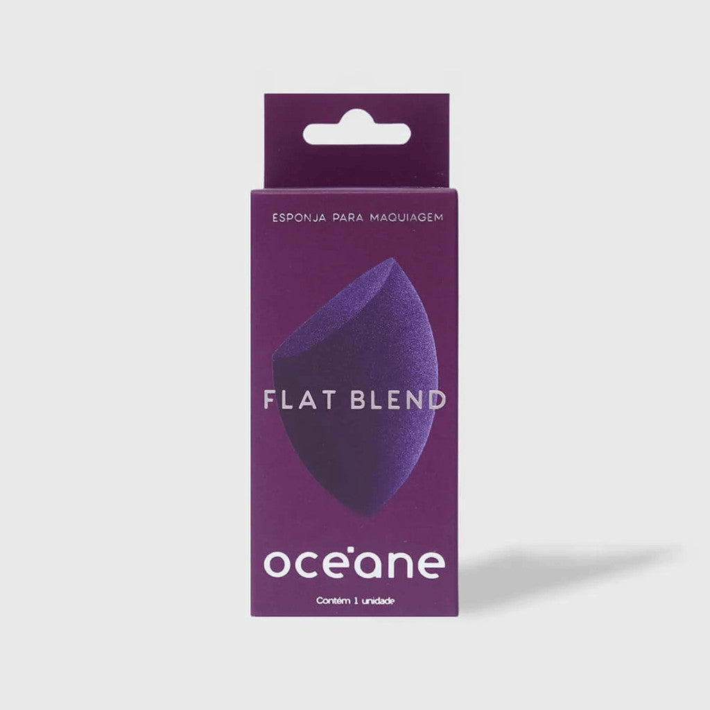 OCE'ANE ESPONJA DE MAQUIAGEM - FLAT BLEND ROXO