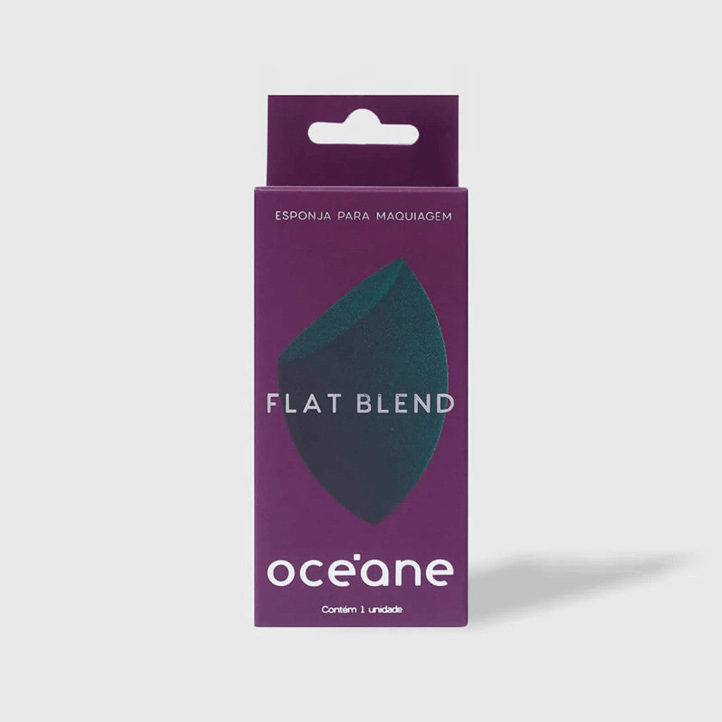 OCE'ANE ESPONJA DE MAQUIAGEM - FLAT BLEND VERDE