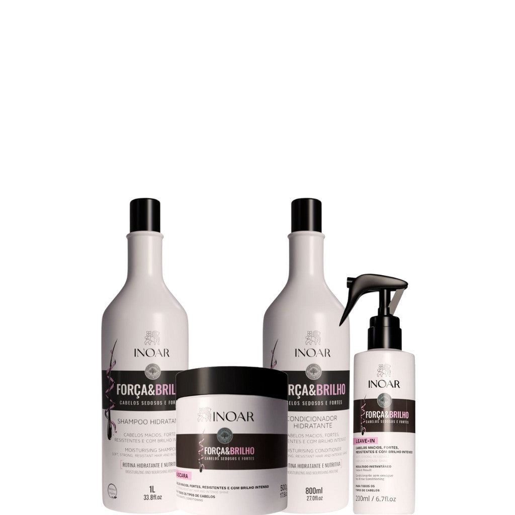 Kit Profissional Inoar Força E Brilho - 4 Produtos