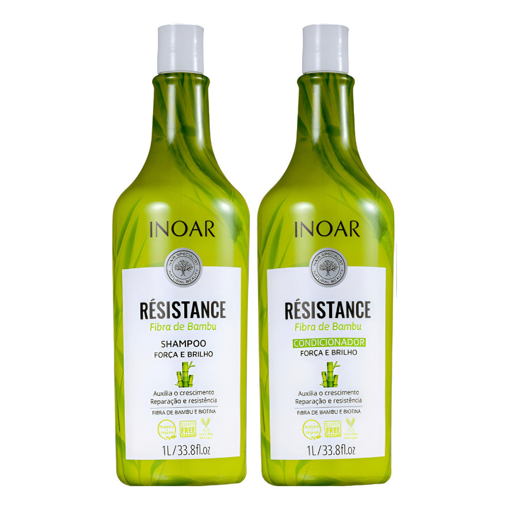 Inoar Resistance Bambu Kit Shampoo + Condicionador 2x1l