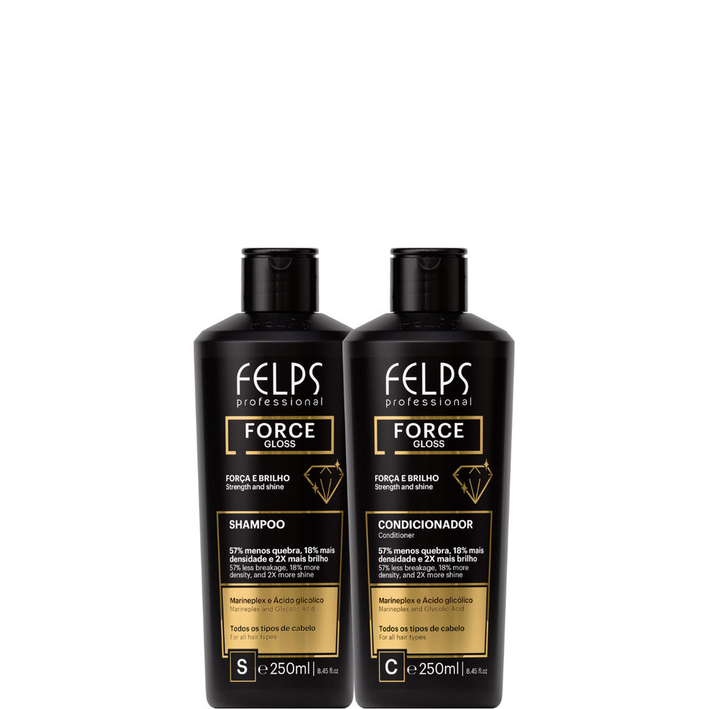 Felps Force Gloss - Shampoo 250ml + Condicionador 250ml