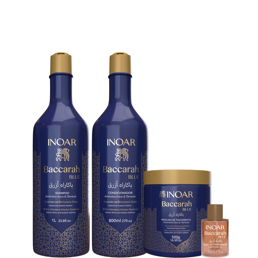 Kit Inoar Shampoo 1L e Condicionador 800Ml + Óleo 7Ml SB