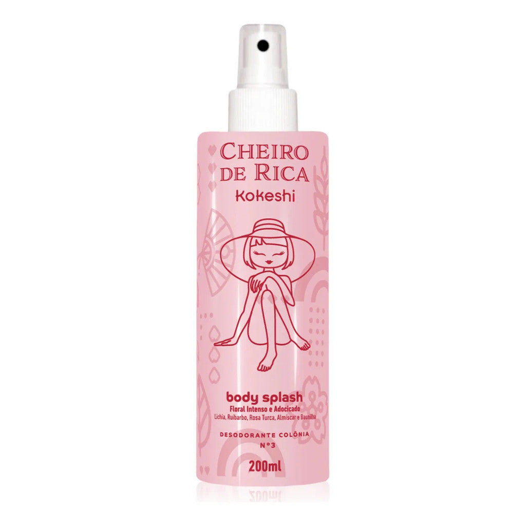 Body Splash Desodorante Corporal Cheiro De Rica N3 Kokeshi SB