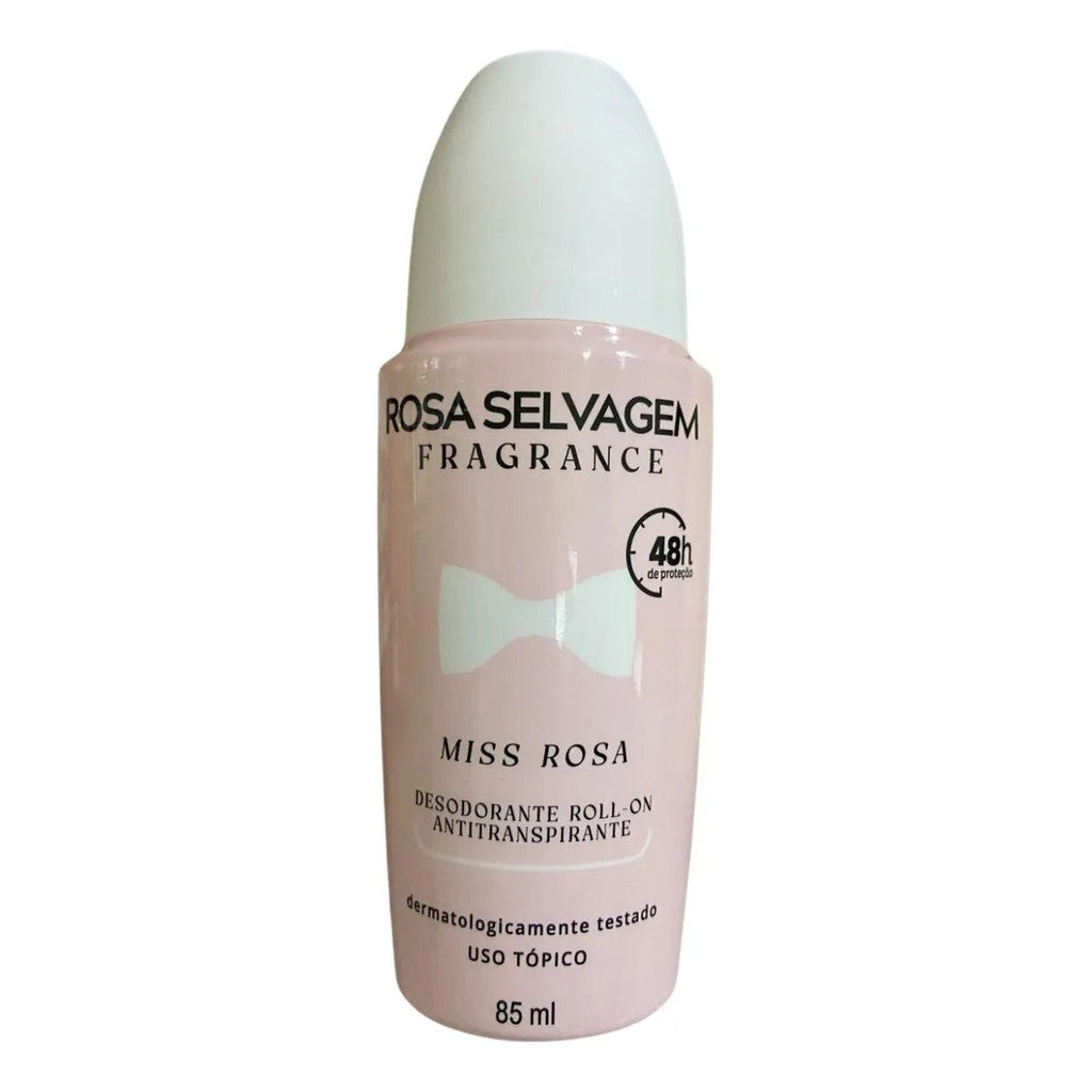 Desodorante Roll-on 48h Rosa Selvagem Miss Rosa 85ml SB