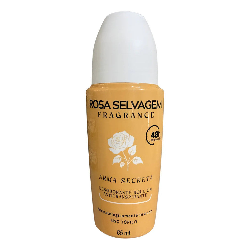 Desodorante Roll-on 48hr Rosa Selvagem Arma Secreta 85ml SB