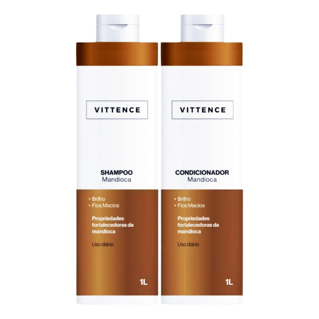 Kit Vittence Óleo De Mandioca Shampoo 1l E Condicionador 1l SB